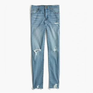 MADEWELL | 9 Inch High-Rise Skinny Jeans in Ontario Wash Size 27